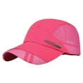 thumbnail image 2 of Ponytail Messy Buns Trucker Plain Baseball Visor Cap Unisex Hat, 2 of 2