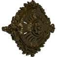 thumbnail image 3 of 35 7/8"W x 22 1/2"H x 4 3/8"P Antonio Ceiling Medallion, Hand-Painted Brass, 3 of 6