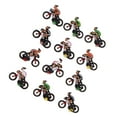 thumbnail image 1 of Paquete de 12 Piezas de Diorama de Bricolaje Hugo Ciclista en miniatura 1:87, 1 of 5