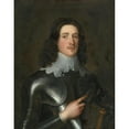 thumbnail image 3 of Robert Walker 20x24 Black Modern Framed Museum Art Print Titled - Portrait of a Young Man in Armor with a Lace Collar, 3 of 5