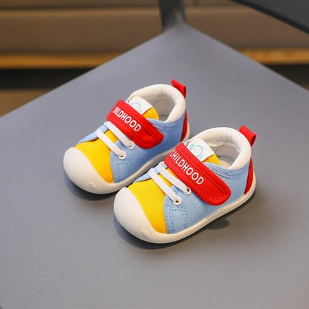 

WZHKSN Baby Girls Boys Infant Sky Blue Casual Shoes 19
