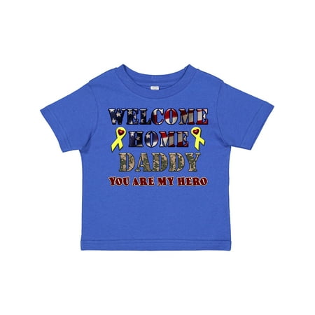 

Inktastic Welcome Home Daddy Gift Toddler Boy or Toddler Girl T-Shirt