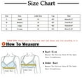 thumbnail image 2 of Bigersell Sports Bra Women Bra Wire Free Underwear 1 Piece Bra Everyday Underwear Bras Women's Plus Size Push Up Bra, Style 6346, 36C, 2 of 4