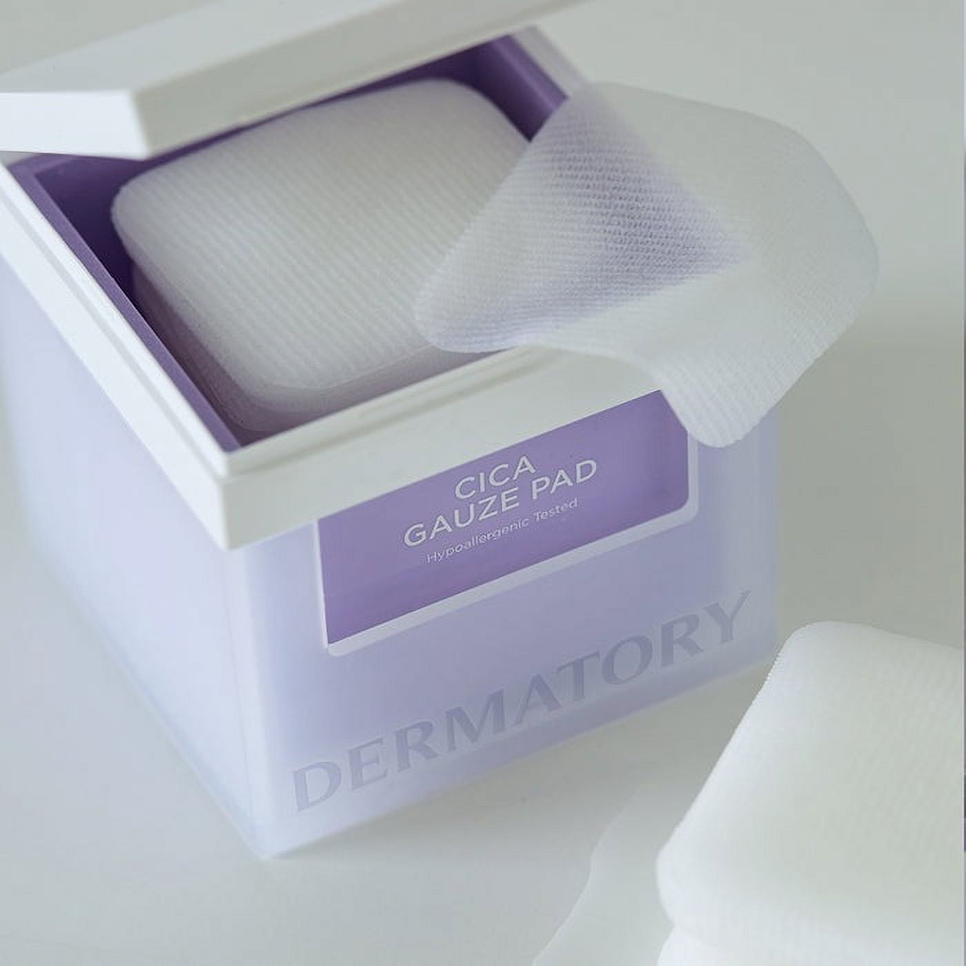 DERMATORY HYPOALLERGENIC CICA GAUZE PAD 80 pads 6.76 fl. oz / 200ml