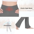 thumbnail image 2 of BIG ELEPHANT Leggings Acampanados Ligeros con Forro Polar Pantalones Acampanados de Cintura Alta para Niñas para el Invierno, 2 of 7