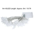 thumbnail image 2 of Winter Wonderland Snowflake String Lights, Snowflake LED String Light Battery Control Type Decorative Lamp Party Wedding Ornament Snow Theme Wedding Parties [A], 2 of 8