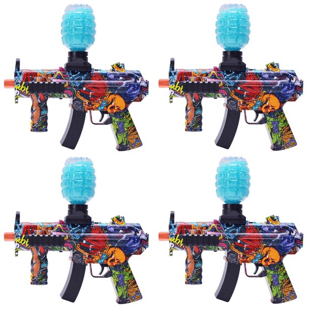 Gel Splatter Ball Blaster Toy Kit, Automatic Splat Balls Launcher with Everything, Shooting Team