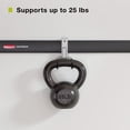 thumbnail image 6 of Rubbermaid Garage FastTrack Rail Compact Hook Bundle, 3-Pack, Satin Nickel, 6 of 7