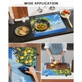 thumbnail image 6 of nqOlkjepod Large Induction Cooktop Protector Mat 28.5"x20.5", Coastal Lemon Stove Top Covers for Electric Stove, Summer Ocean Sea Yellow Fruits Leaf Tree Stove Burner Cover Mats Stove Cover, 6 of 8