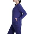 thumbnail image 2 of Reebok Women's Supersoft Gravity Crewneck Sweatshirt with Side Pockets, 2 of 4
