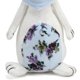 thumbnail image 4 of Bonito conejito de peluche de Pascua para muñeca con bufanda, muñecos de tela con patrón Floral, juguete para regalo, adorno para fiesta de vacaciones de primavera, cama esquí esquí Gafas de esquí, 4 of 5