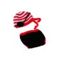 thumbnail image 4 of Conjunto de traje de rana de bebé tejido a mano, foto de recién nacido, sombrero de ganchillo, sombrero de niño y niña, atrezos para fotografía de bebés, disfraz de pirata, niña bonita TUNC Sencillez, 4 of 5