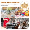 thumbnail image 2 of MasteelfCA 1 Set European Style Sugar Bowl Sugar Container with Spoon for Home Kitchen, 2 of 8