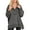 Medium Grey, variant on SHEWIN Women's Oversized Sweatshirt Casual Long Sleeve Button Henley Neck Pullover Sweatshirts for Women Light Patchwork Shirts Green