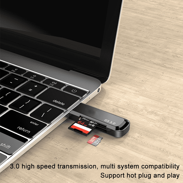 Lecteur de carte mémoire universel Transcend - USB 3.0 - noir