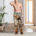 thumbnail image 2 of Fotbe Hiking Duck Pantalones de Pijama para Hombre, Pantalones de Dormir, Pantalones de Casa con Cintura Ajustable y Bolsillos-XX-Large, 2 of 6