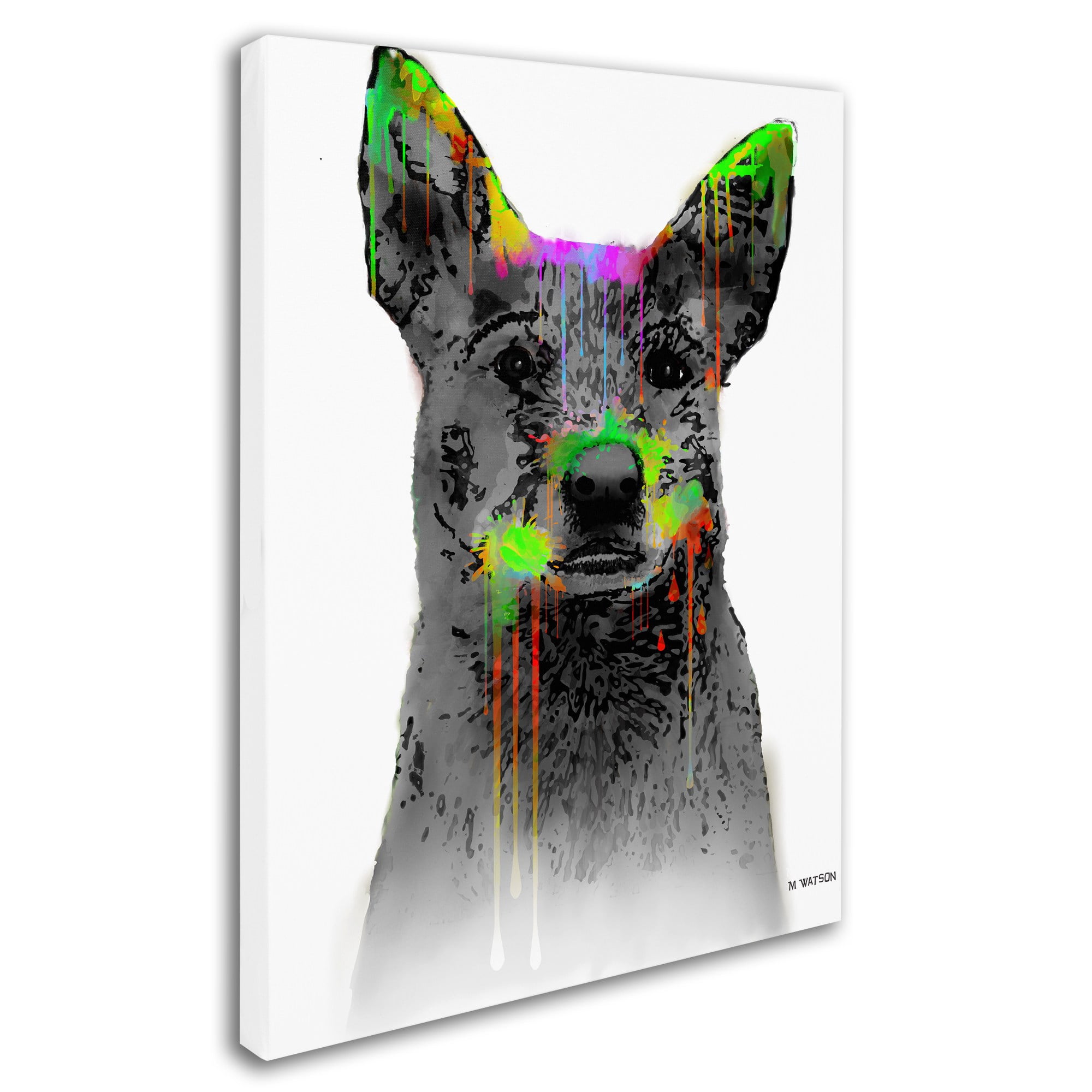 Marlene Watson "Cattle Dog" Canvas Art