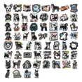 thumbnail image 2 of LQPWZU Cute Funny Cartoon Doodle Dog Stickers, 60PCS Dogs Vinyl Stickers for Laptops,Water Bottles,Phone, Animals Stickers,Bumper Stickers Decals, 2 of 6