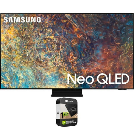 Samsung QN65QN90AA 65 Inch Neo QLED 4K Smart TV (2021) Bundle with Premium Extended Warranty