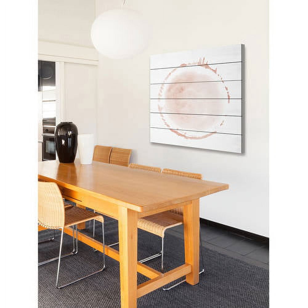 Marmont Hill "Pale Corona" Painting Print on White Wood