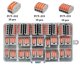 thumbnail image 1 of Terminales de Conexión, Conector Eléctrico 300 Abrazaderas con Palanca de Operación, Terminal de Conexión Eléctrica Automática Compacta, 10 Abrazaderas de 2 Vías, 10 Abrazaderas de 3 Vías, 10 Abraza, 1 of 5