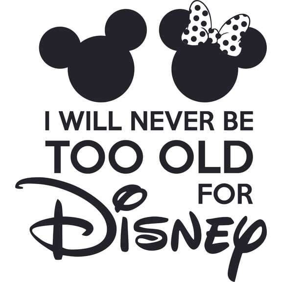 I Will Never Be Logo Cartoon Design Customized Name Wall Decal - Custom Vinyl Wall Art - Personalized Name - Baby Girls Boys Kids Bedroom Wall Decal Room Decor Stickers Decoration Size (40x40 inch)