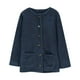 thumbnail image 2 of Suéter abrigo mujer casual talla grande suéter bolsillos ropa exterior botones cárdigan abrigo mujer abrigo, 2 of 5