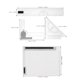 thumbnail image 2 of Houderco 1Jgo Tablero De Dibujo Transparente Portátil Con Herramientas Precisas Para Y Bocetos En Viaje, 2 of 8