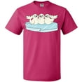 thumbnail image 3 of Inktastic 3 Cute White Harp Seals on Ice T-Shirt, 3 of 5