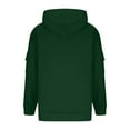 thumbnail image 5 of Women Hoodie Green Oversized Hoodies Long Sleeve Tops Pullover Hoodies for Women Cute Hoodie L, 5 of 6