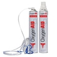 thumbnail image 1 of Oxygen Aid Paquete de 2 cilindros de oxígeno al 99,5 % con máscaras, 1 of 6