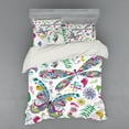 thumbnail image 2 of Ambesonne Butterfly Bedding Set 3 Pcs, Paisley Dragonfly, Twin XL, Multicolor, 2 of 3