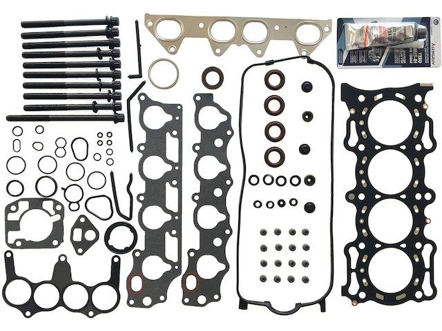 Head Gasket Set with Head Bolts Compatible with 1998 2002 Honda Accord  VTEC 2.3L SOHC (Engine F23A1, F23A4, F23A5, F23A7) 1999 2000 2001 