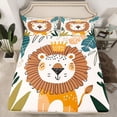 thumbnail image 2 of Castle Fairy Kids Boys Girls Kawaii Lion Animal Full Size Sheets,Wildlife Bed Sheets, 2 of 7