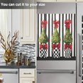 thumbnail image 3 of Yayeee Magnetic Dishwasher Cover for The Front Decoration Home Kitchen Machine Sticker Protector, Black Striped Trees, 3 of 6