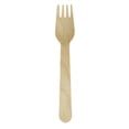 thumbnail image 1 of Japceit 100PCS Party Picnic Disposable Wooden Fork, 1 of 9