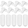 thumbnail image 1 of DEEPCRAFF 200 Pcs Embouts en Caoutchouc pour Serre-Tête Projets DIY Transparents Couvre-Pied, 1 of 8