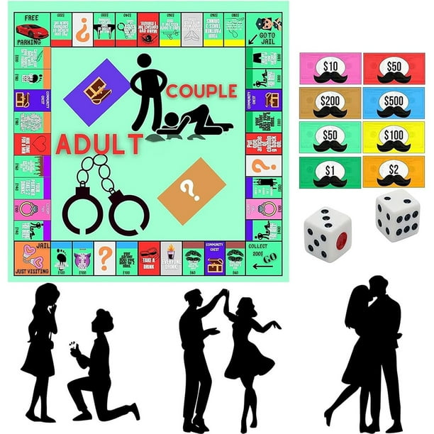 Adultopoly – Juego De Mesa Picante Para Parejas, Divertido Y Atrevido, Ideal Para Citas, Aniversarios Y Noches Especiales