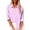Purple3, variant on Plus Size Women Button down Tops Long Sleeve Lapel Collar Linen Tops Fall Casual Solid Color Cotton Blouses
