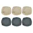 thumbnail image 1 of 6 Uds., Funda Para Asiento De Silla, Asiento De Comedor en hogar, Cojín, Taburete, Funda Para Decoración De Oficina, 1 of 9