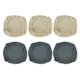 thumbnail image 1 of 6 piezas funda giratoria para asiento de silla, taburete de comedor en hogar, funda para oficina, decoración de hotel, 1 of 9