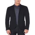thumbnail image 1 of Perry Ellis - Chaqueta de punto con textura elástica para hombre, color azul, talla mediana Perry Ellis Chaqueta de sport, 1 of 2