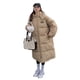 thumbnail image 4 of Chaqueta de algodón de plumón para mujer, chaqueta holgada hasta la rodilla de algodón de invierno, artículo popular para mujer, chaqueta exterior de algodón grueso, 4 of 5