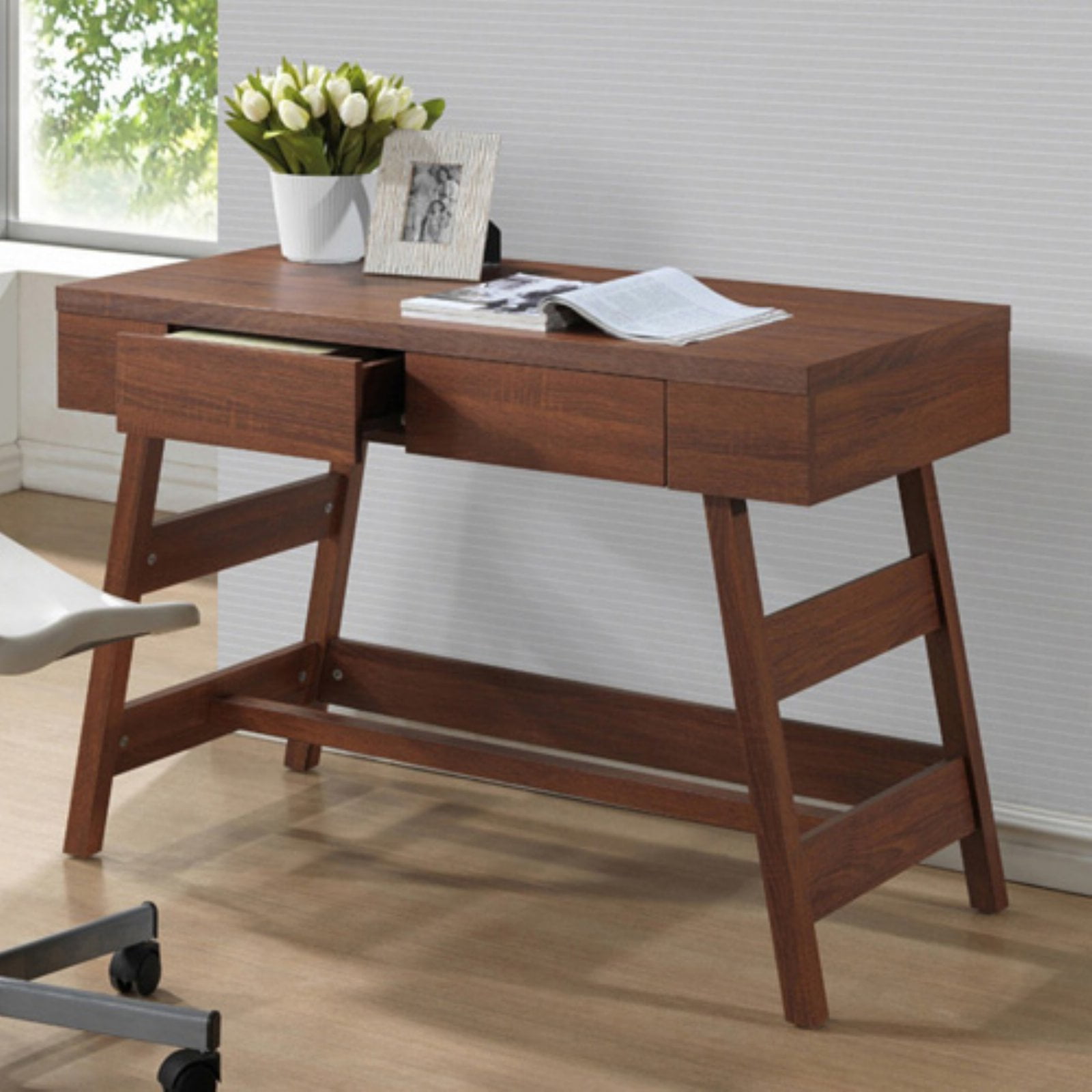 Baxton Studio Trapezoid Writing Desk