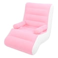 thumbnail image 1 of Sofá inflable, fácil de inflar Rosa Multiusos Suave En Forma de S Salón inflable Fuerte Soporte de Carga para Sala de Estar, 1 of 7