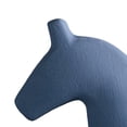 thumbnail image 5 of Hand Painted Swedish Wooden Horse Figurine Colored Horse Sculpture Small Horse Statues Scandinavian Wedding Gifts Home Desk Topper Decor Blue L, 5 of 9