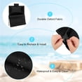 thumbnail image 2 of Uxcell Chaise à Sangle de Plage de Remplacement en Toile pour Chaise Longue avec Coussin Noir, 2 of 7