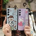 thumbnail image 5 of LYM-Phone Case For Samsung Galaxy A36 5G/SM-A366B, Dirt-resistant Cute Wristband Anti-knock Shockproof ring Phone Holder protective Wrist Strap Durable Soft case Silicone Back Cover, 5 of 9