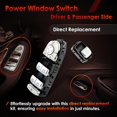 thumbnail image 4 of Electric Window Regulator Switch Buttons Driver/Passenger Side Compatible for Mercedes-Benz C300 Sedan 2015-2018 Replaces A2059056811 A2059051513, 4 of 9