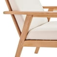 thumbnail image 6 of Modway Vero Ash Wood Outdoor Armchair in Natural and Beige, 6 of 8